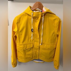 Marine Layer Seattle Raincoat in Old Gold